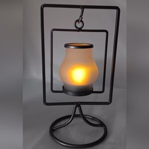 Floating Candle Holder- Steel and Glass